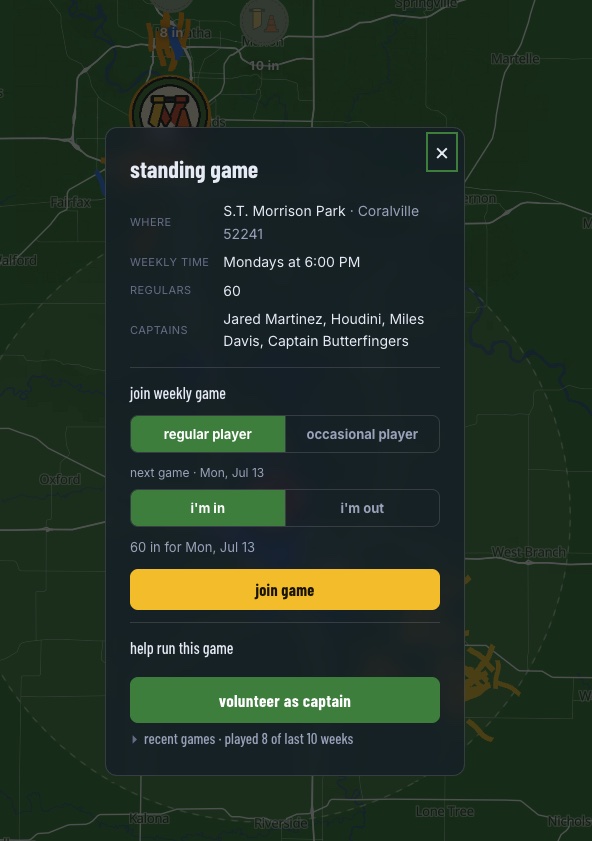 join the game